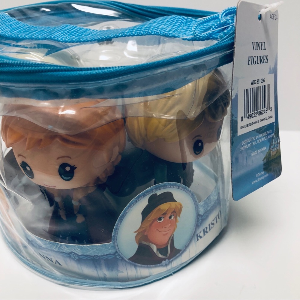 Disney Frozen Vinyl Figures Set of 5 New - Picture 4 of 4